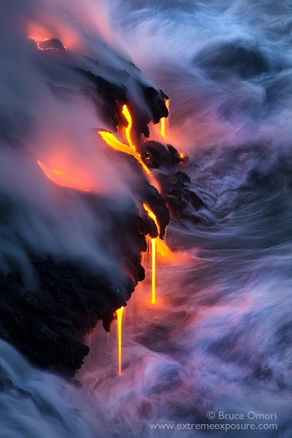 Volcanic Lava At Sea âœ ï¸ ðŸ¦…ðŸ™ ðŸ©¸holistic ðŸ¦‹ðŸ‰ðŸ Šs