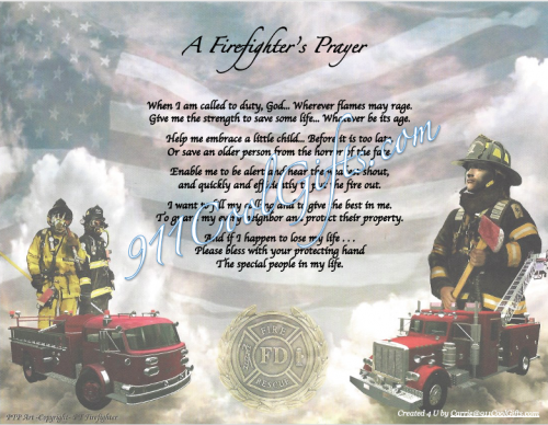 Firefighters' Prayer
