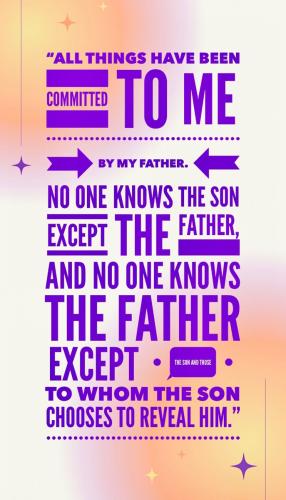 Matthew 11:27 - Through the Son