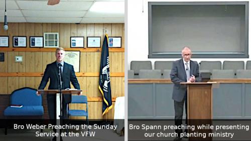 Spann and Bro Weber Preaching