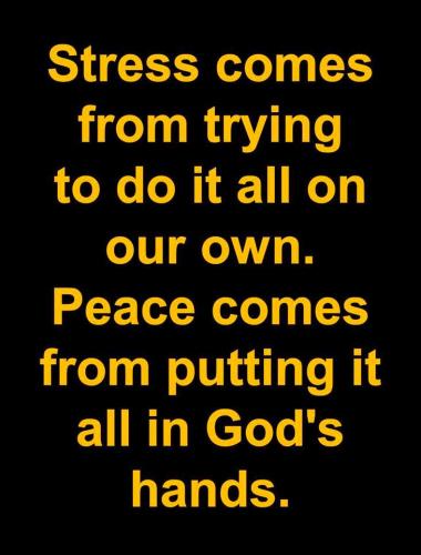 Stress and Peace
