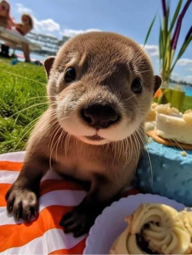 A Little baby Otter