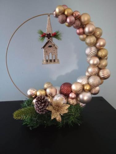 Wreath With Christmas Balls